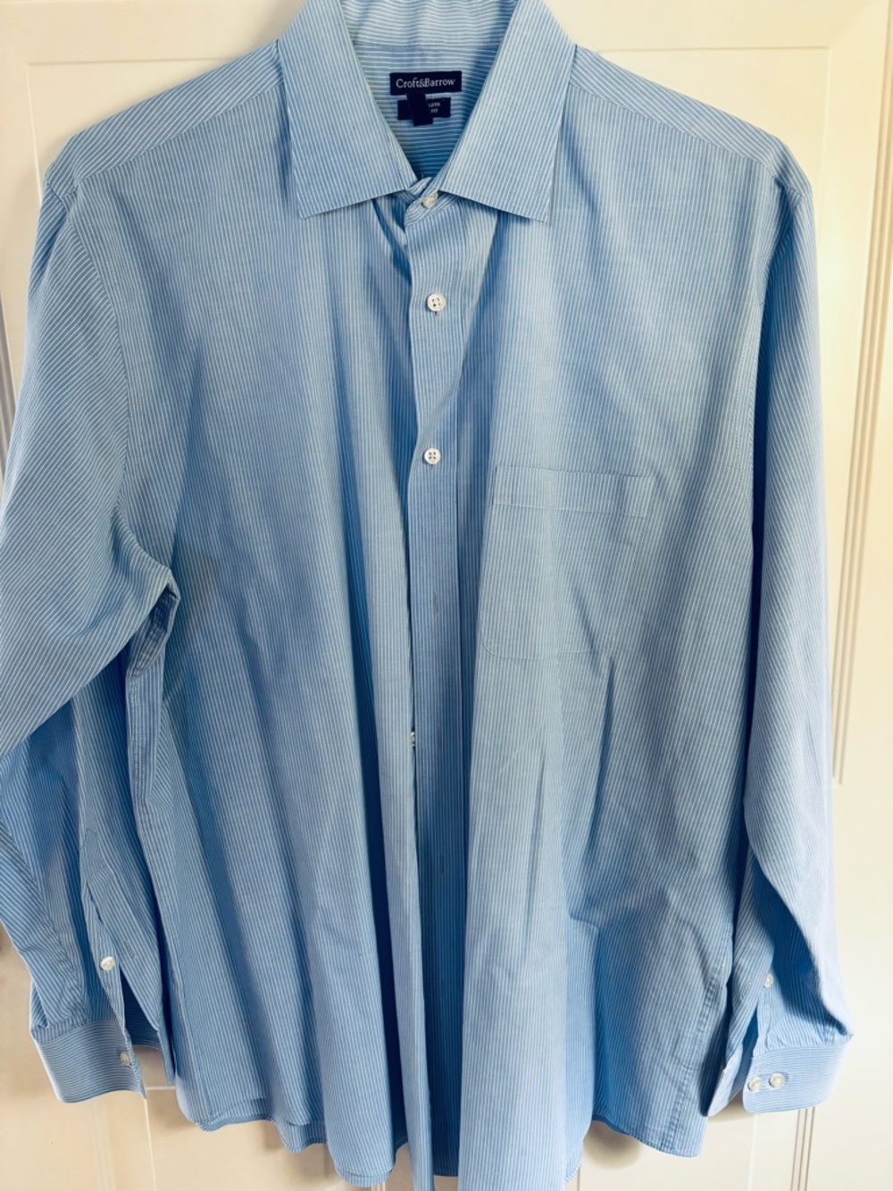 Classic Button-Down Dress Shirt - Light Blue